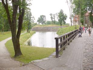 Kuressaare na estonskm ostrov Saaremaa