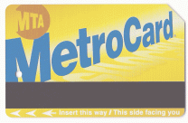 Metrocard - jízdenka na metro