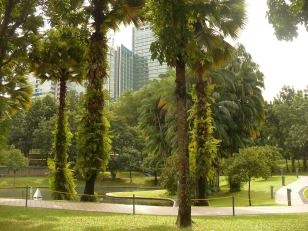 Park v centru Kualy Lumpur